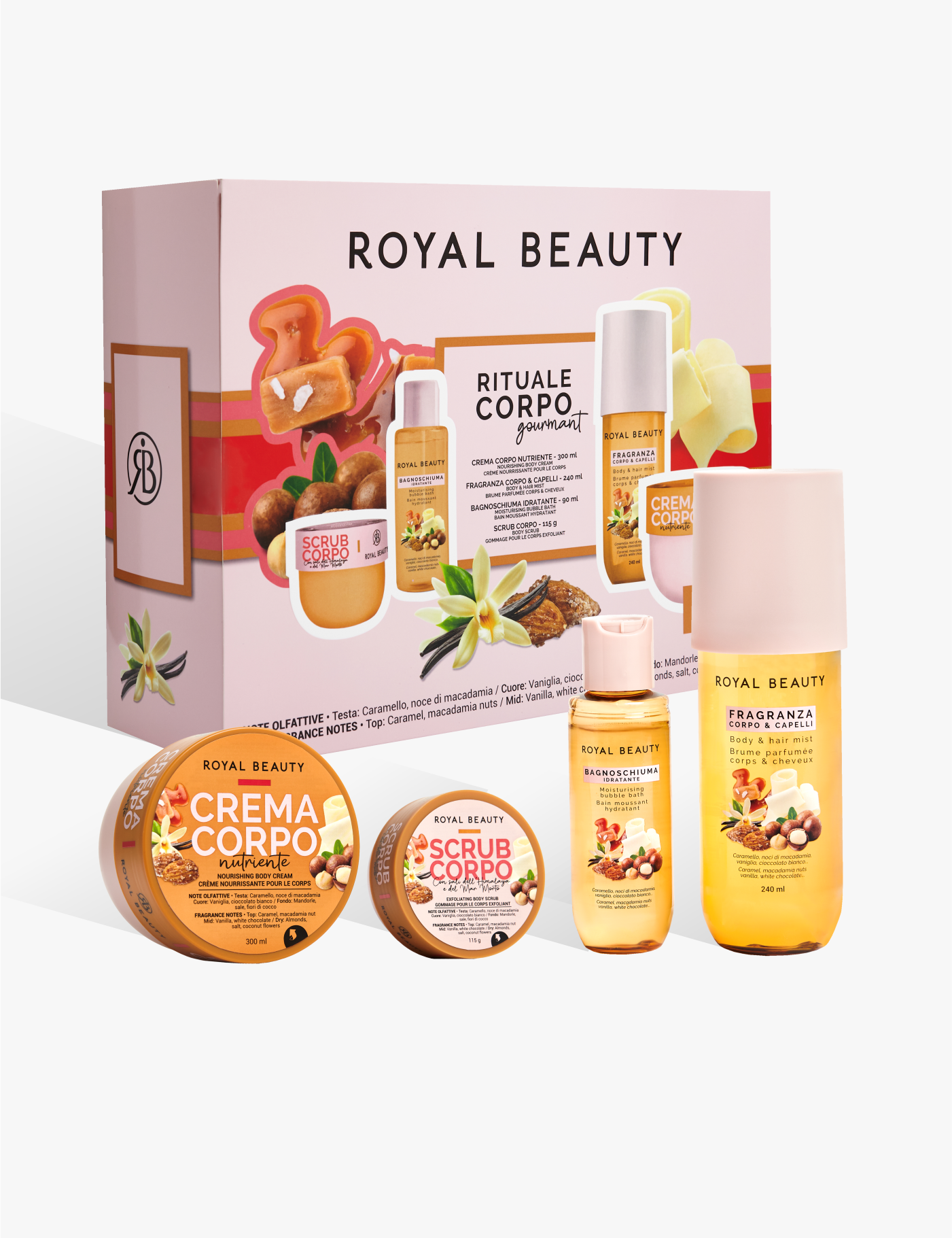 Cofanetto Corpo Gourmand – Fragranza N°4 - Idee Regalo San Valentino per Lei | ROYAL BEAUTY