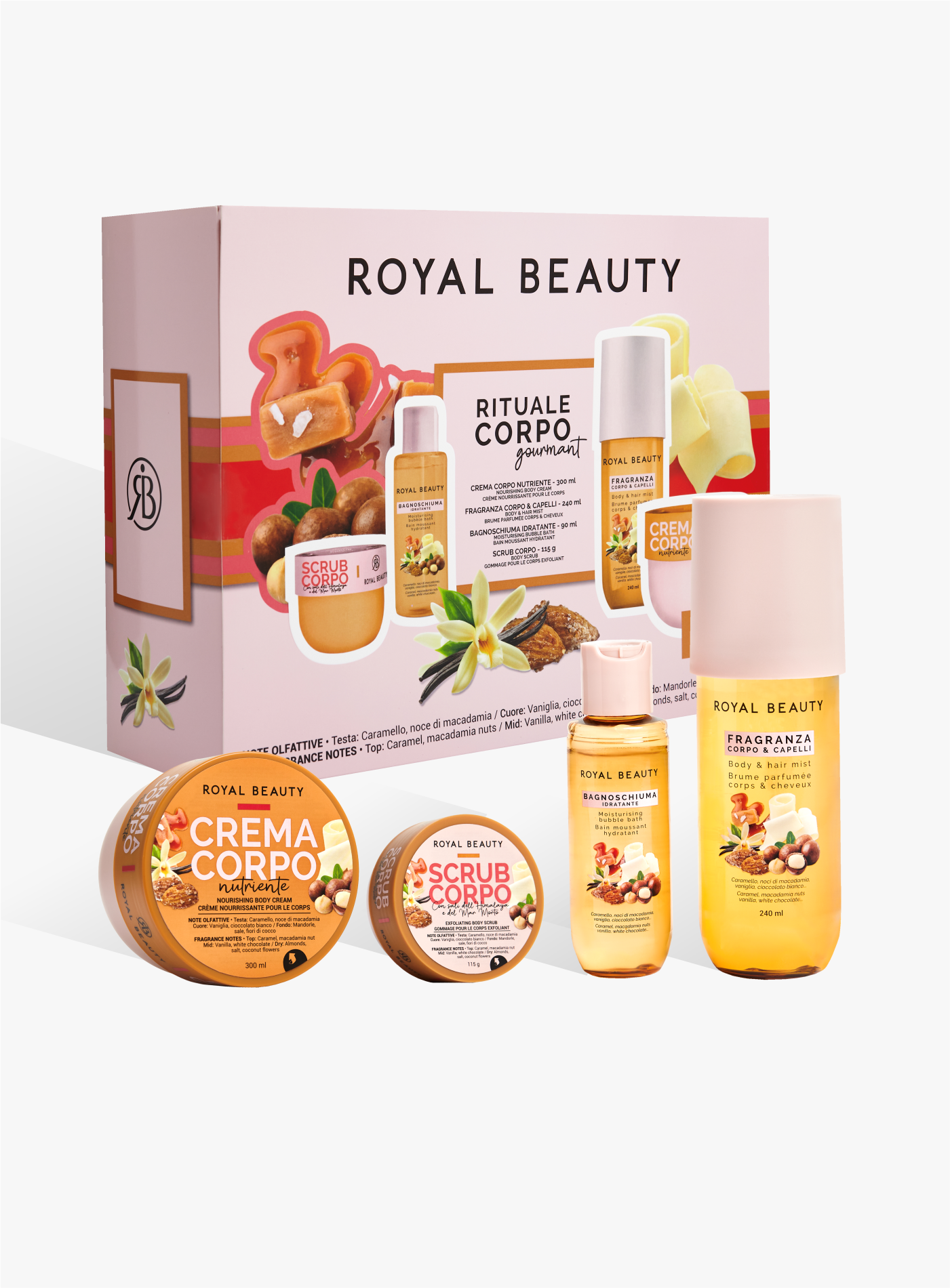 Cofanetto Corpo Gourmand – Fragranza N°4 | Royal Beauty