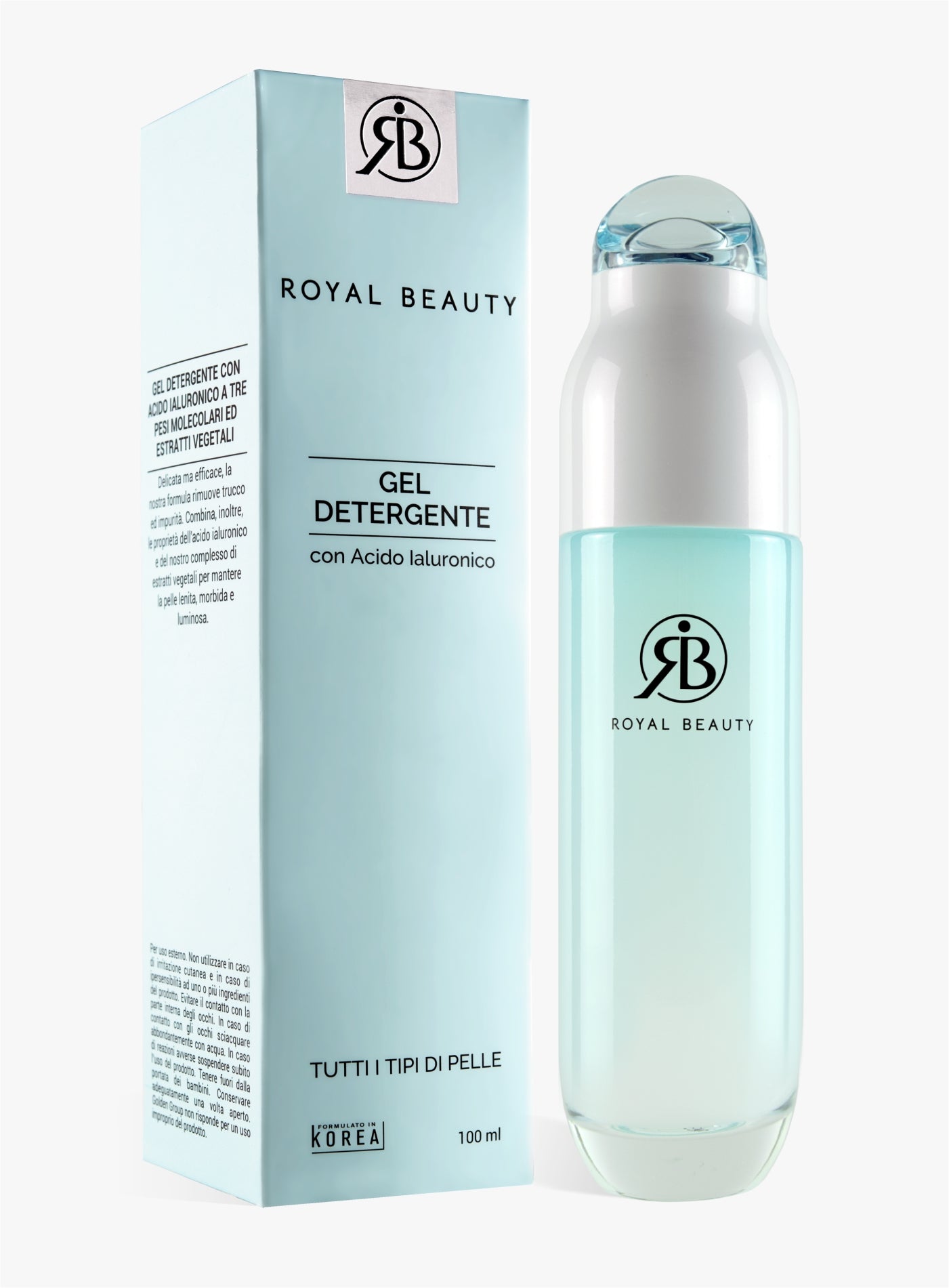 Gel Detergente con Acido Ialuronico -  | Royal Beauty