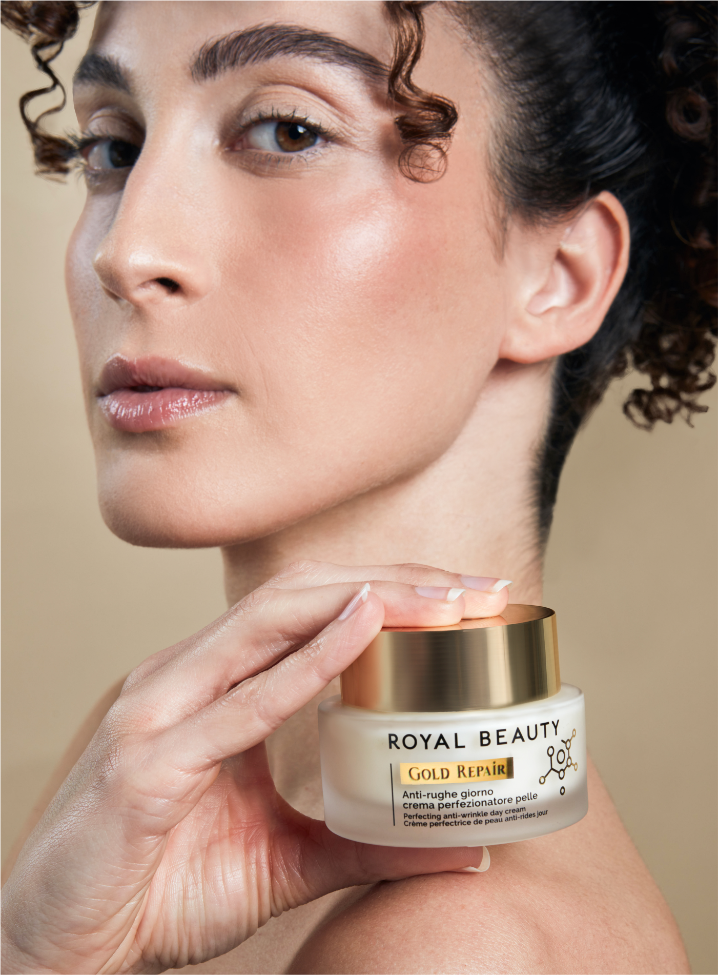 Gold Repair - Crema viso giorno perfezionatore pelle | Königliche Schönheit