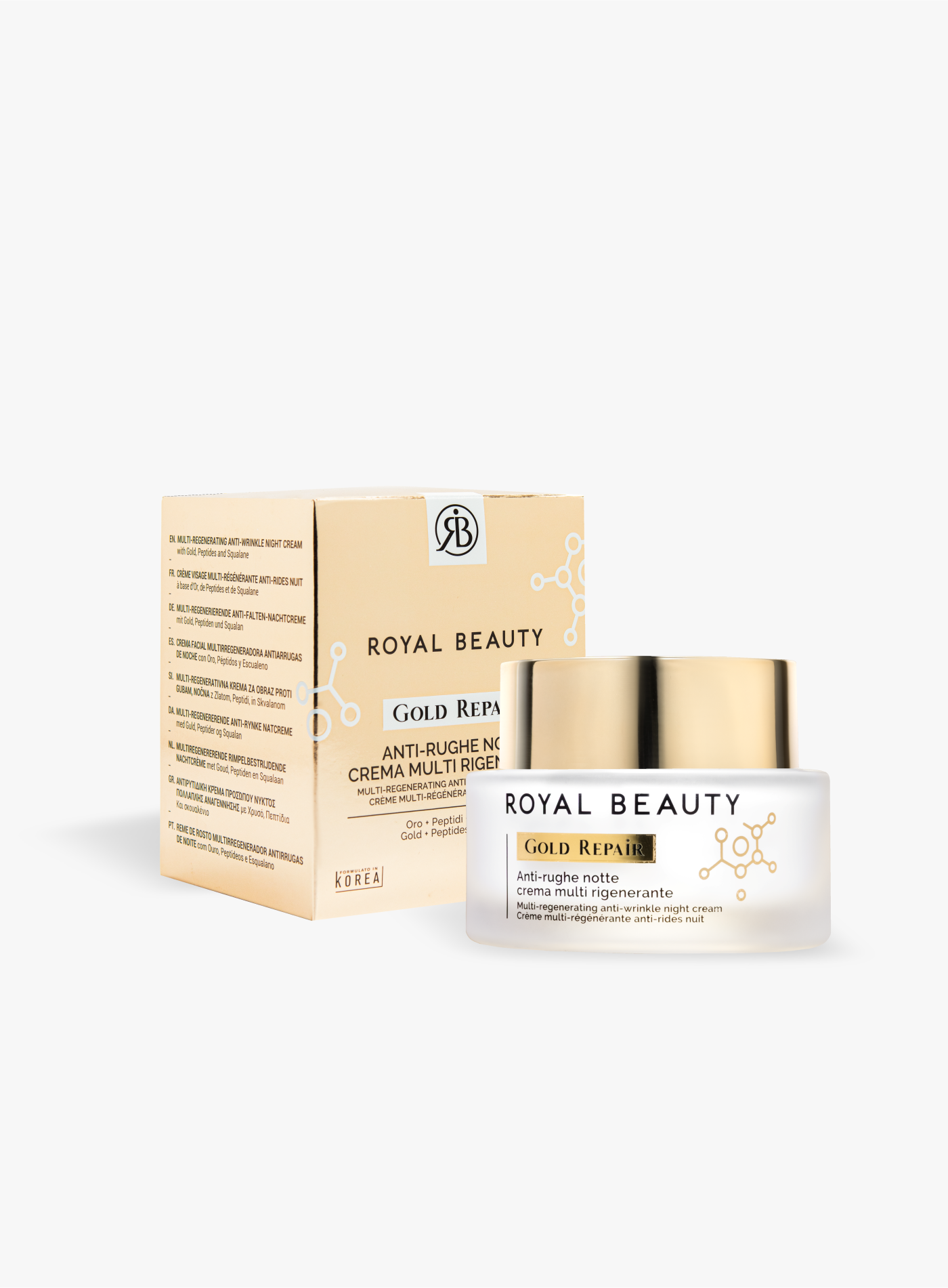 Gold Repair - Crema viso notte multi rigenerante -  | Royal Beauty