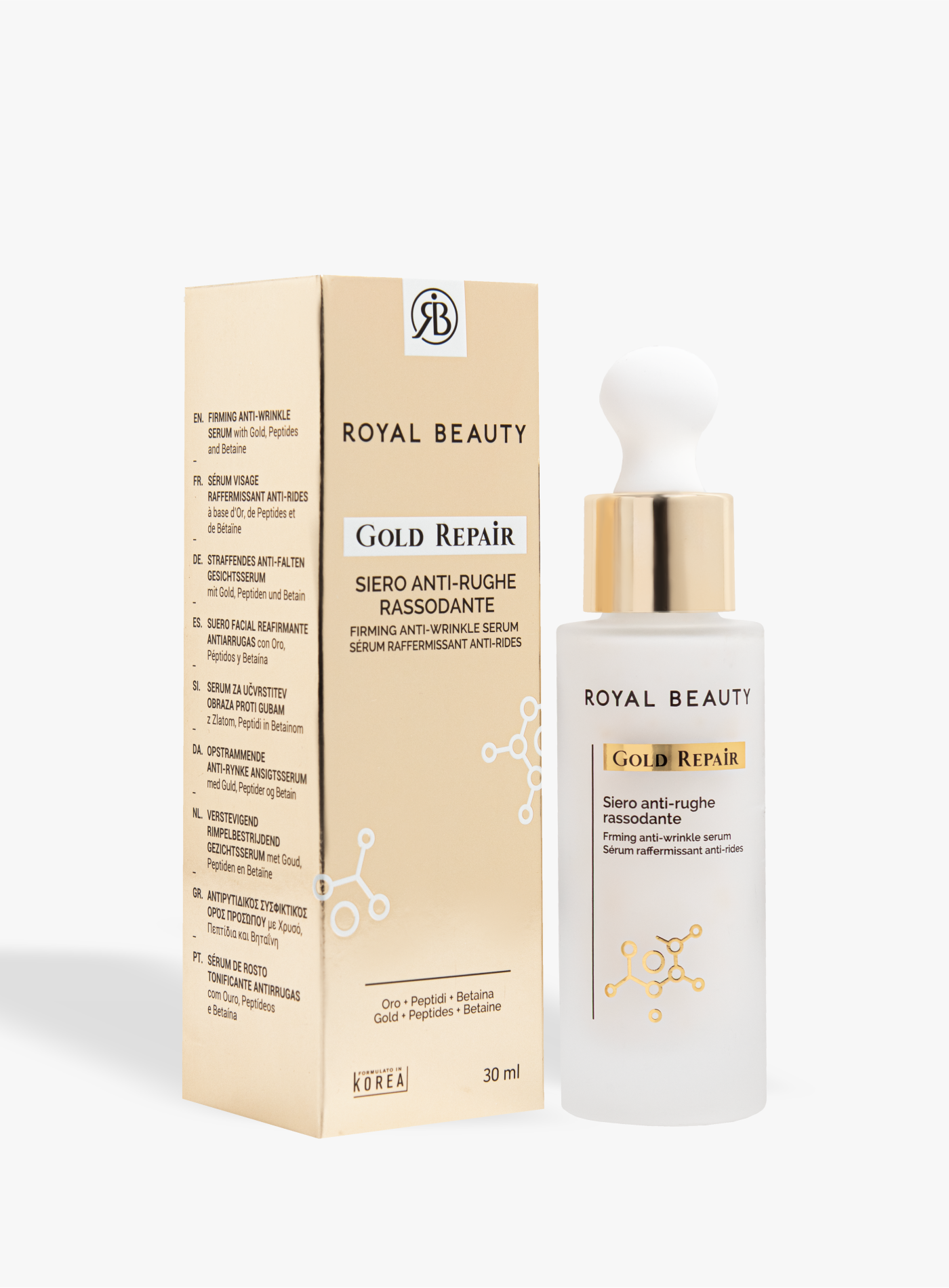 Gold Repair-Siero viso anti-rughe rassodante -  | Royal Beauty