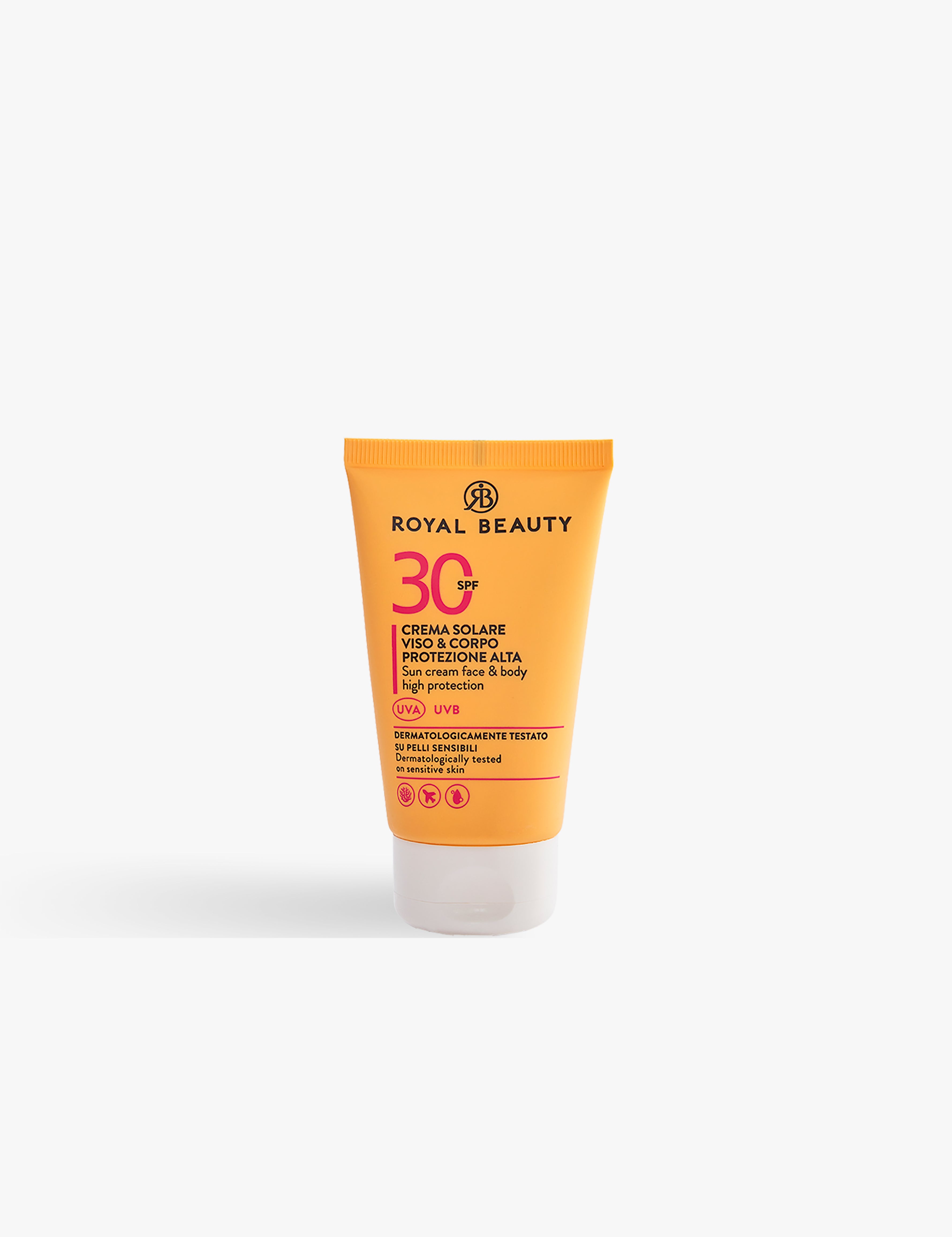 Crema Solare SPF 30 Viso e Corpo | Travel Size - Solari e Autoabbronzanti | ROYAL BEAUTY