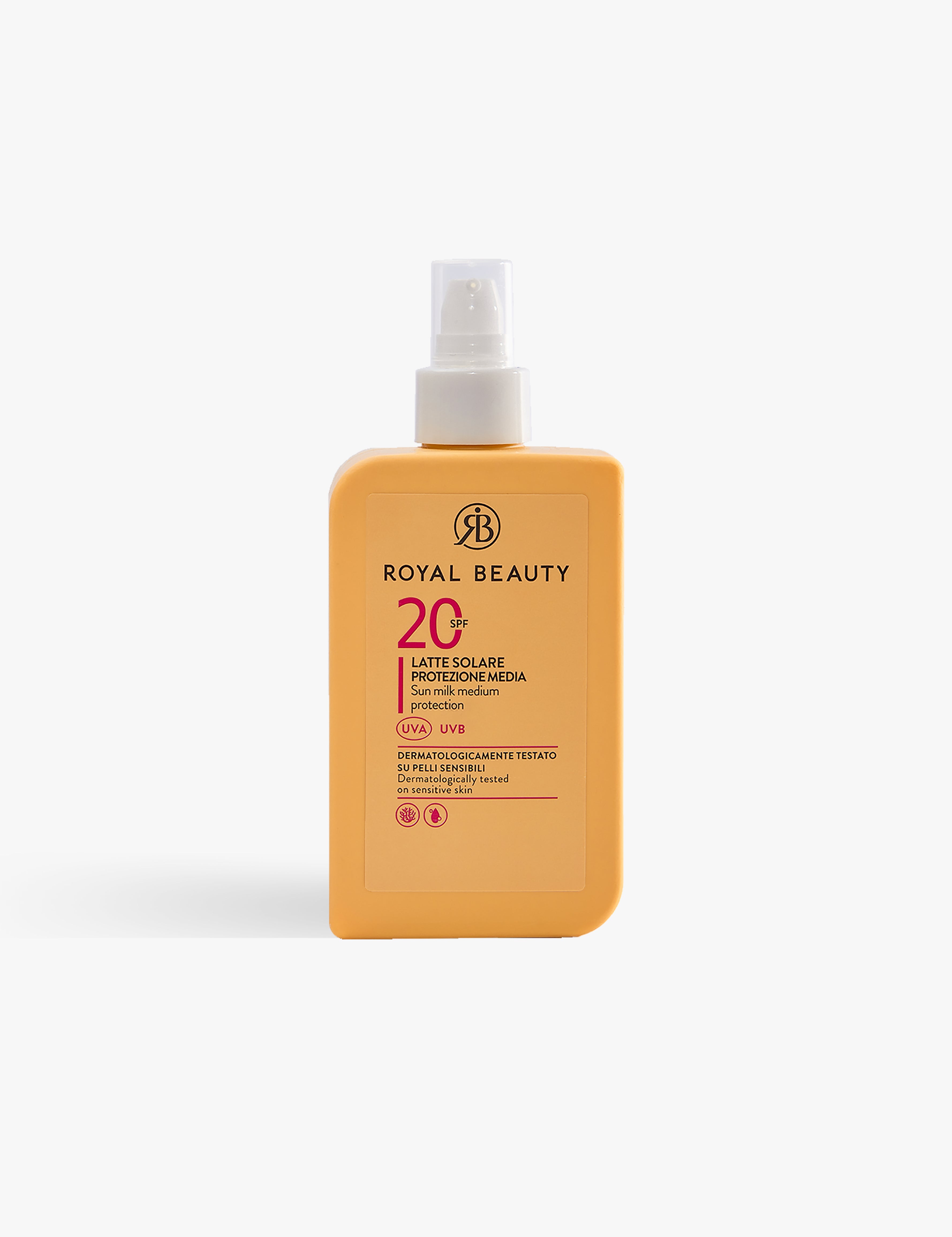 Latte Solare SPF 20 | Protezione Media - Solari e Autoabbronzanti | ROYAL BEAUTY