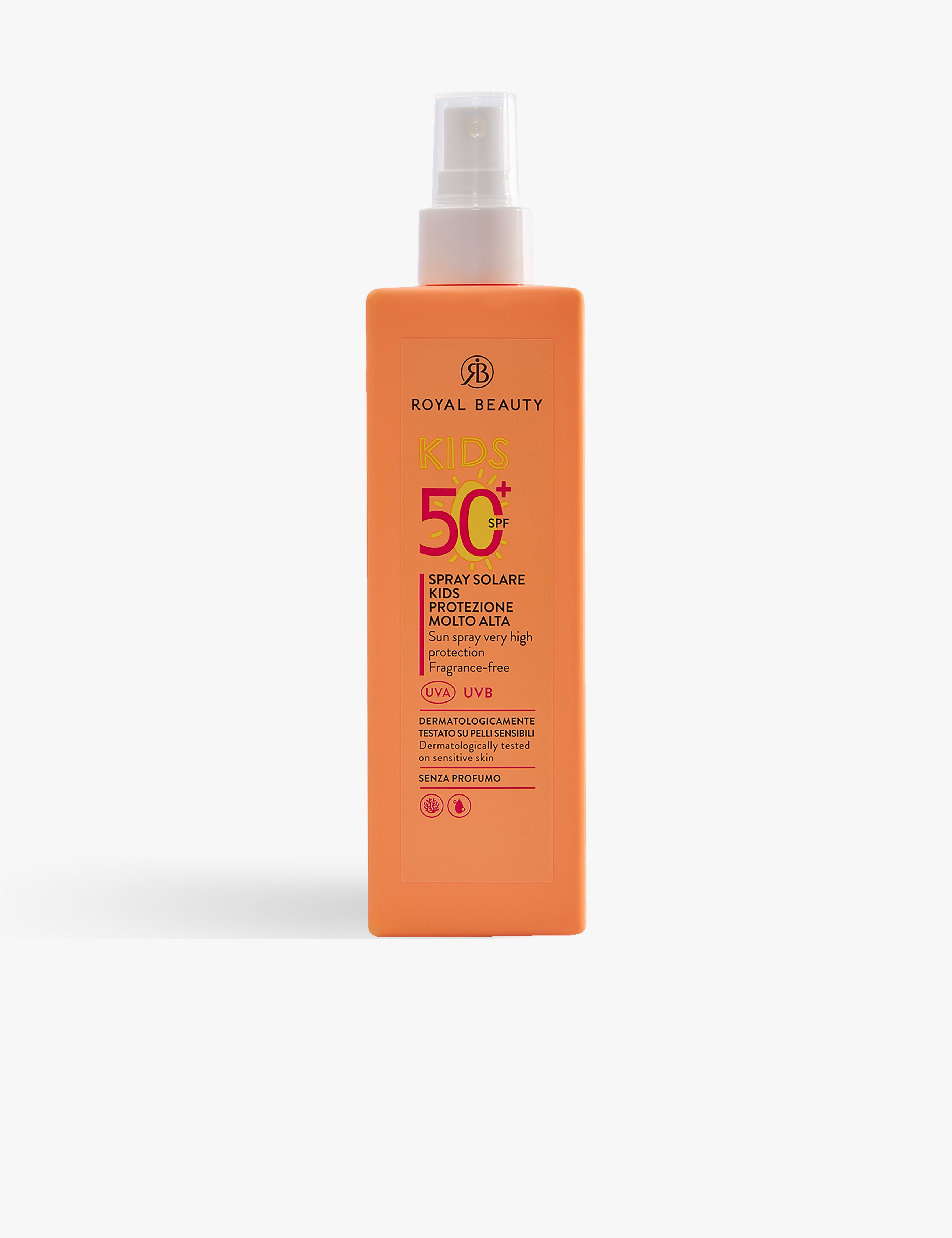 Spray Solare Bambini SPF 50+ | Senza Profumo - Solari e Autoabbronzanti | ROYAL BEAUTY