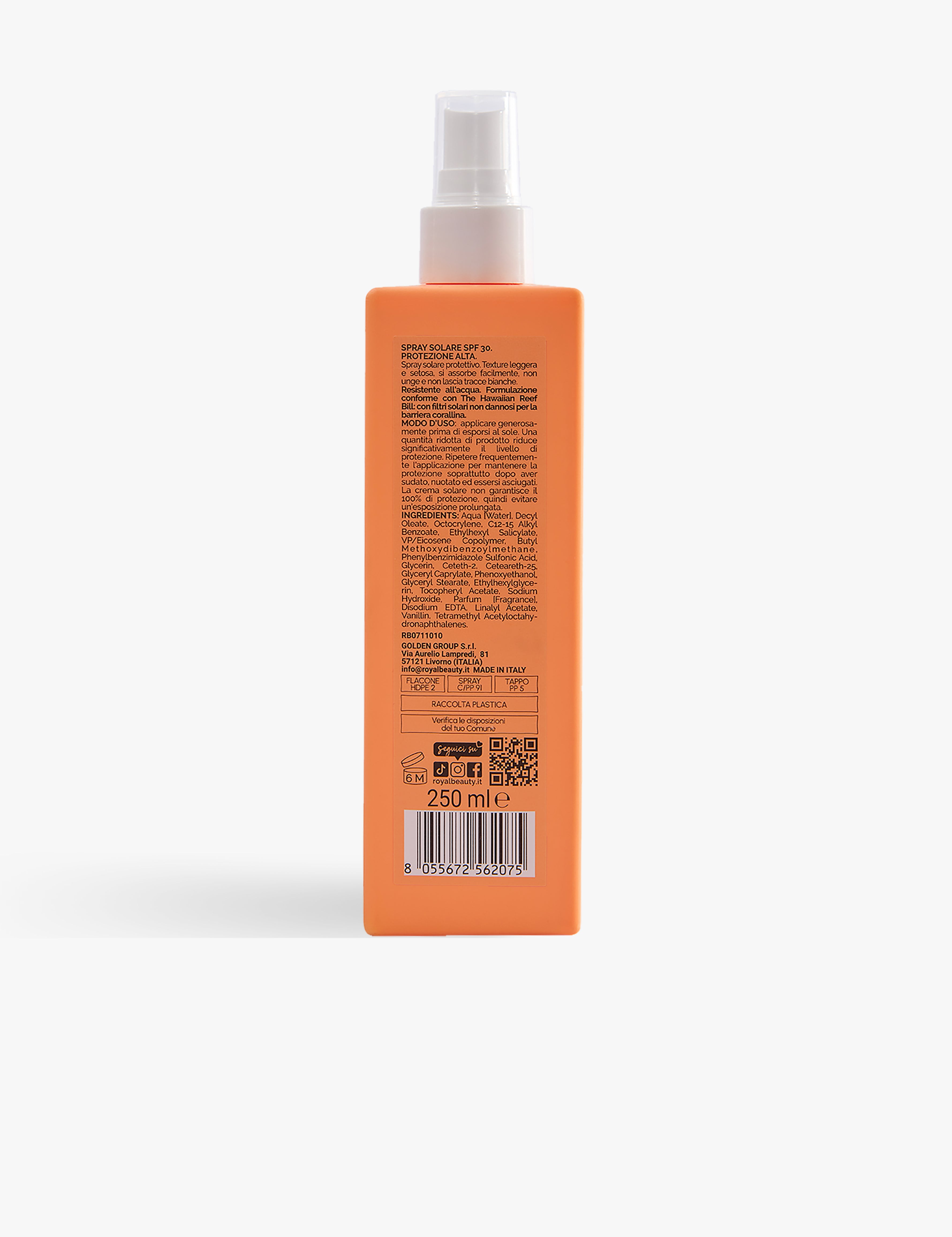 Spray Solare SPF 30 | Protezione Alta - Solari e Autoabbronzanti | ROYAL BEAUTY