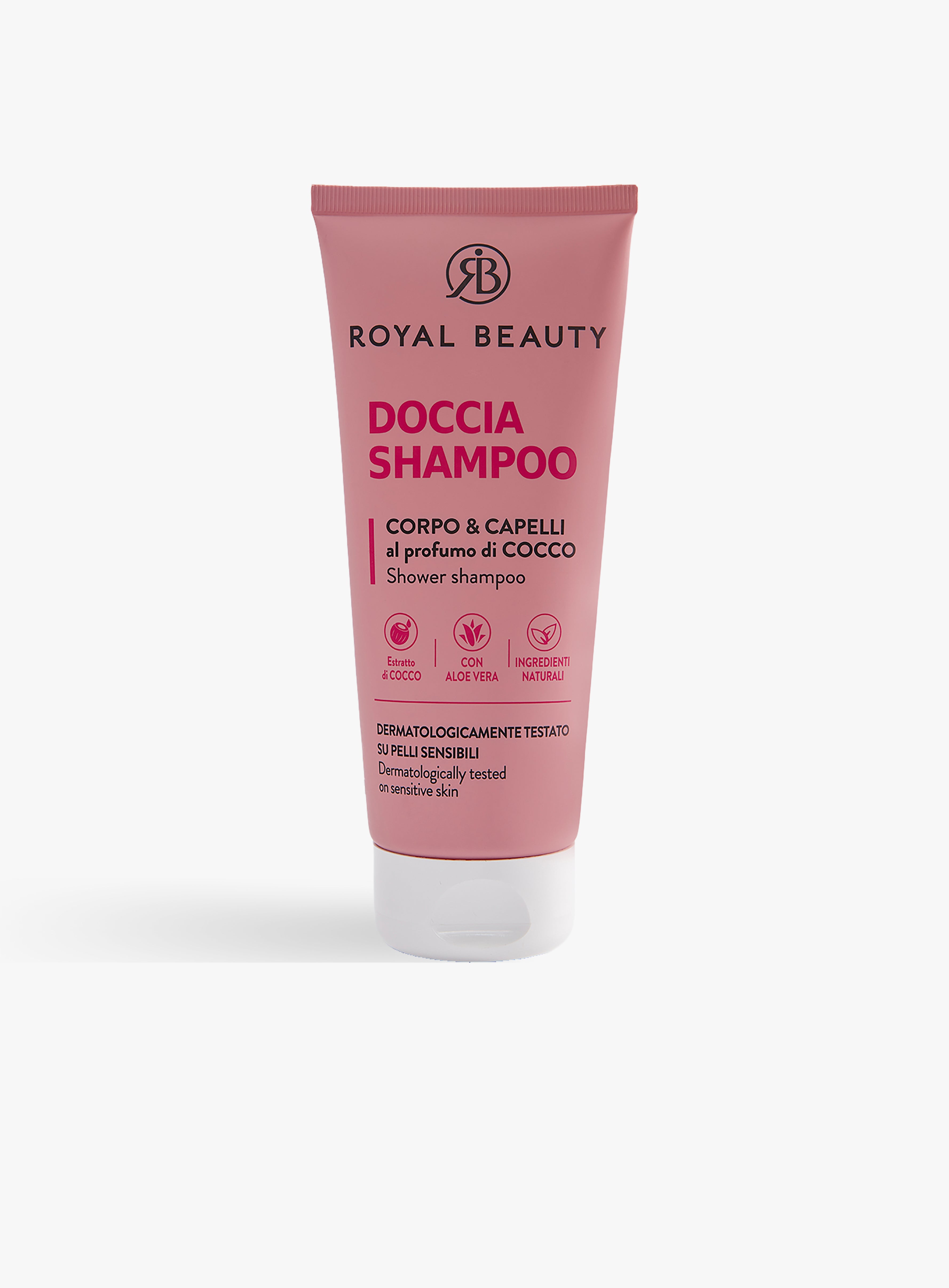 Doccia Shampoo Cocco Corpo e Capelli 200 ml | Nutriente e Delicato -  | Königliche Schönheit