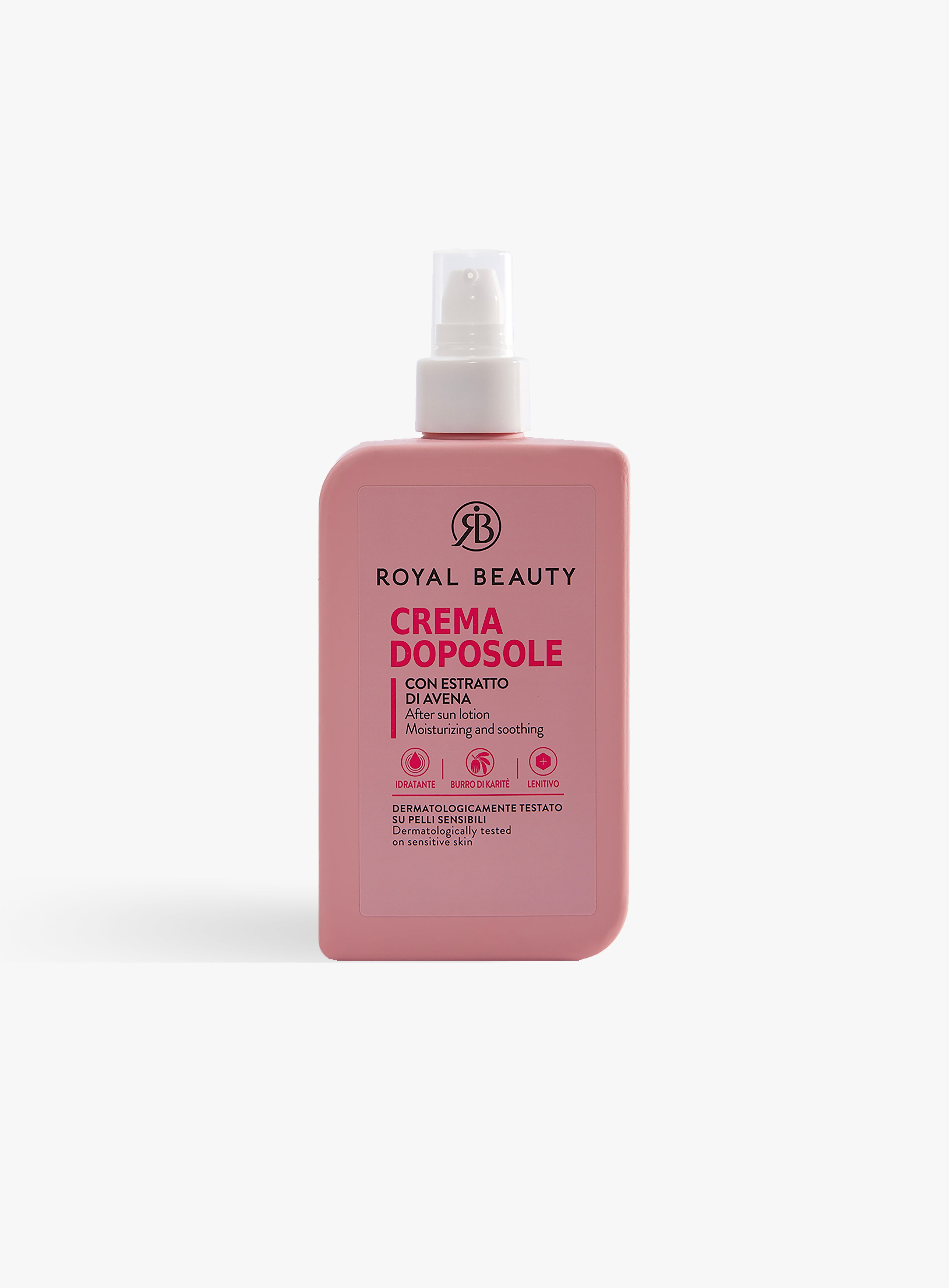 Crema Doposole Idratante Aloe e Avena 300 ml | Lenitiva -  | Königliche Schönheit