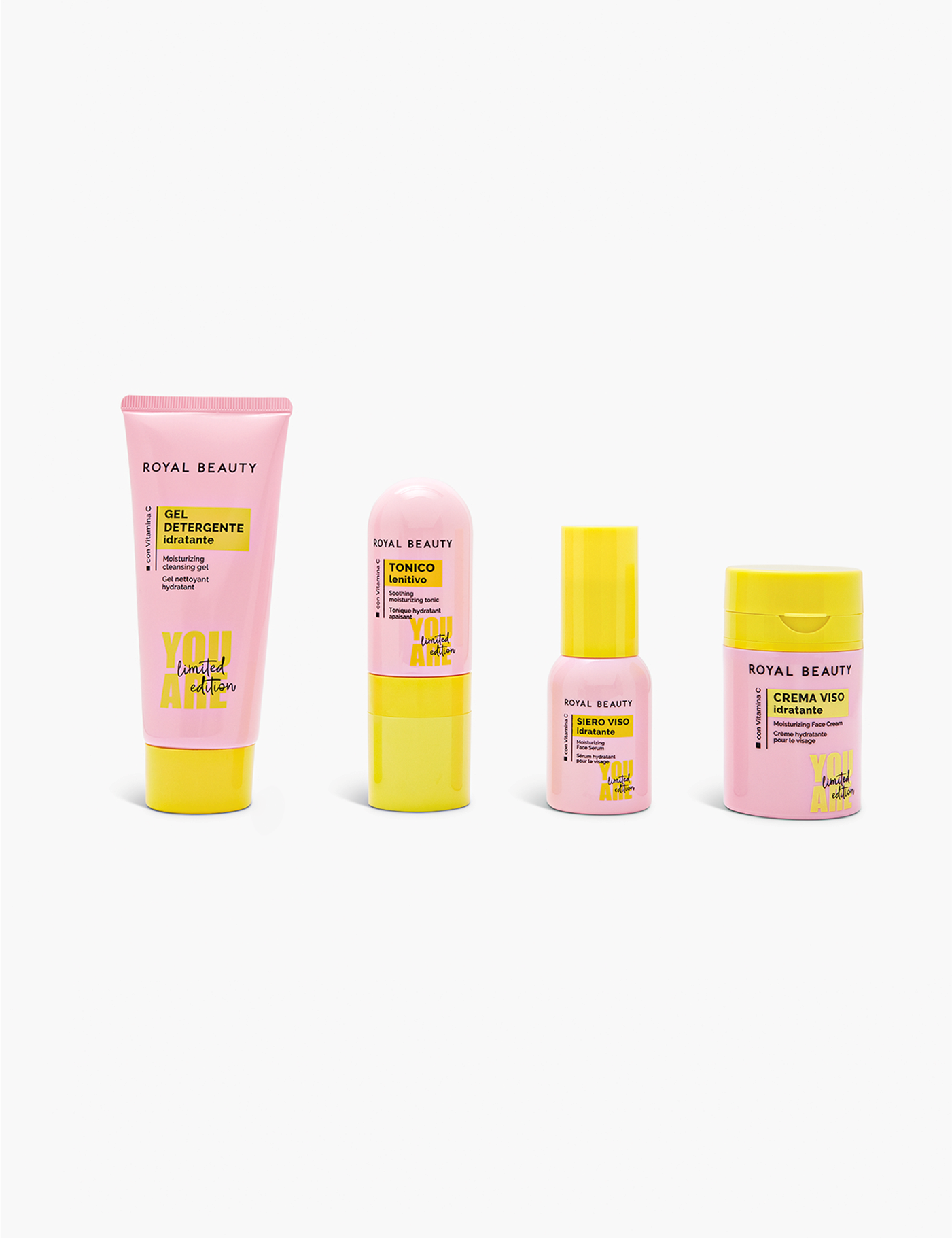 Skin Care Kit con Vitamina C | Travel Kit Skincare - All | ROYAL BEAUTY