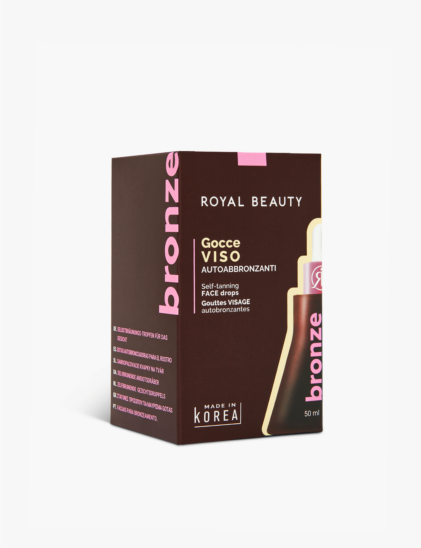 Gocce Viso Autoabbronzanti - Prodotti per la Cura del Corpo | ROYAL BEAUTY