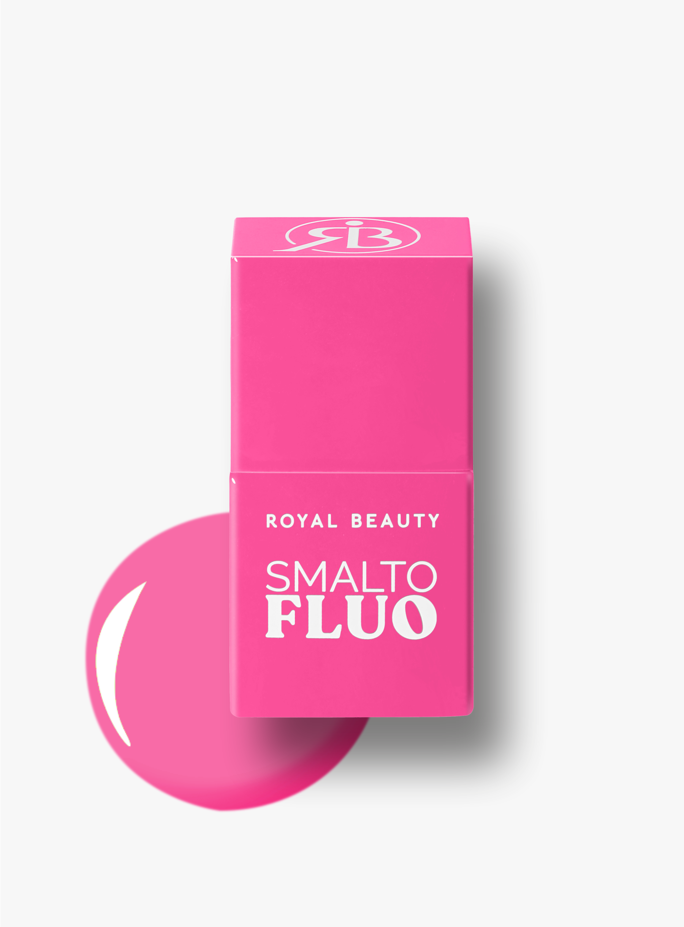 Fluoreszierender fuchsiafarbener Nagellack -  | Königliche Schönheit