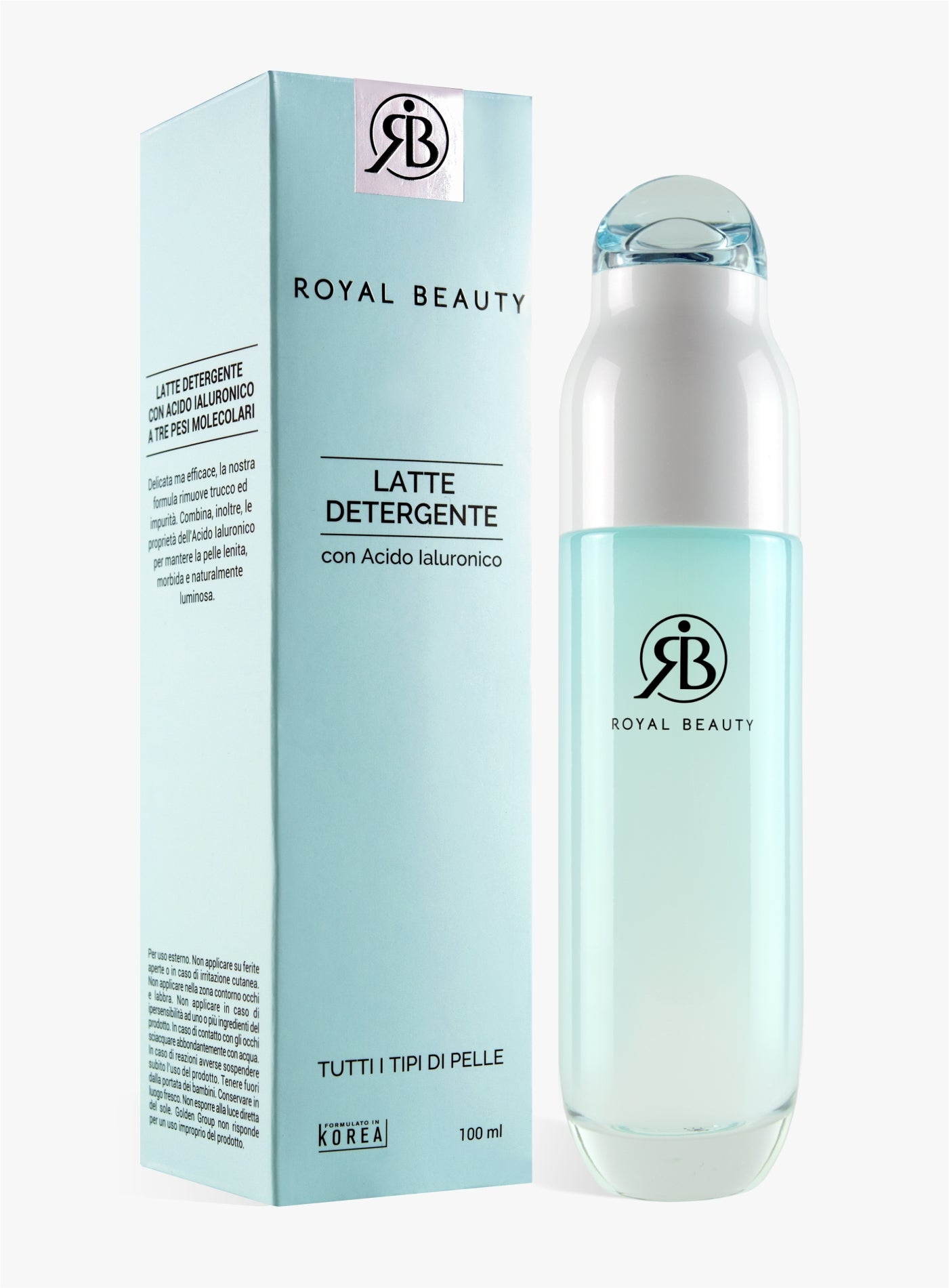 Latte Detergente con Acido Ialuronico -  | Royal Beauty