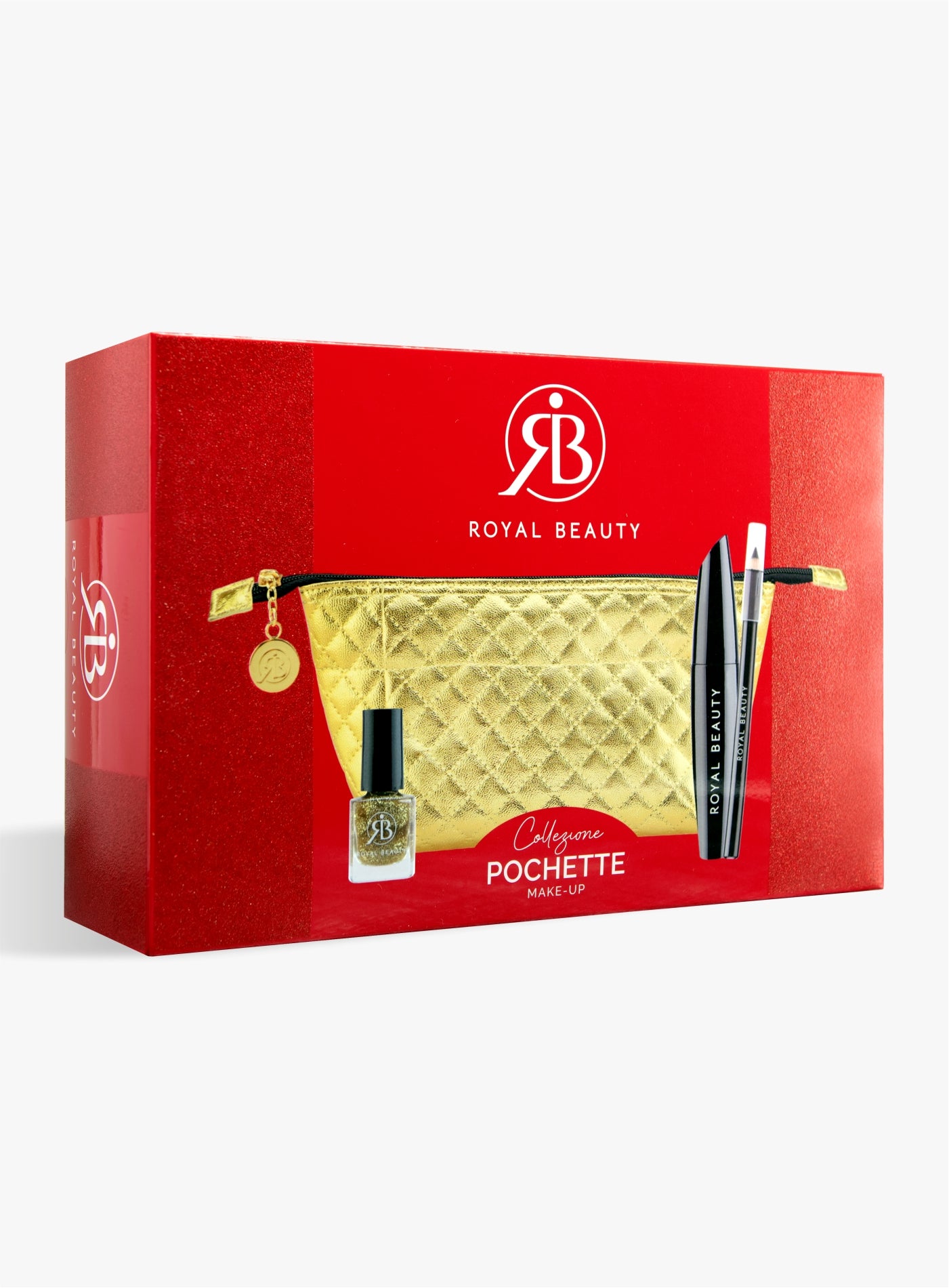 Pochette Arianna con mascara, matita e smalto | Royal Beauty