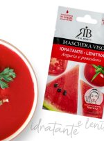 Gesichtsmaske Wassermelone und Tomate