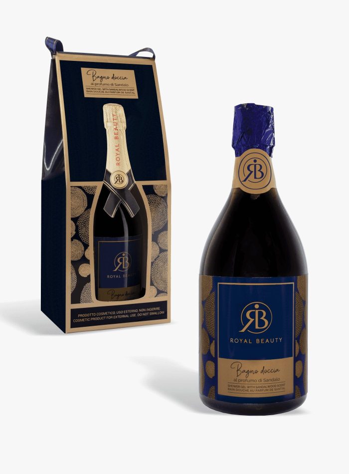 Bagnoschiuma bottiglia champagne - sandalo