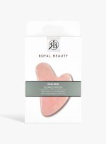 Gua Sha quarzo rosa a cuore allungato