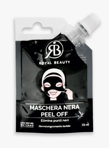 Maschera nera peel-off