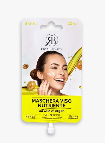 Maschera viso nutriente all' olio d'argan