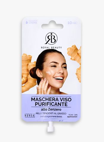 Maschera viso purificante allo zenzero