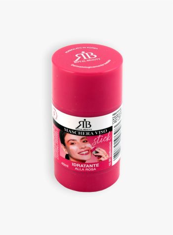 Maschera viso in stick alla rosa