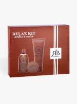 Relax kit con sapone - ambra e cedro