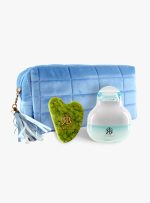 Pochette soft con crema idratante giorno e gua sha